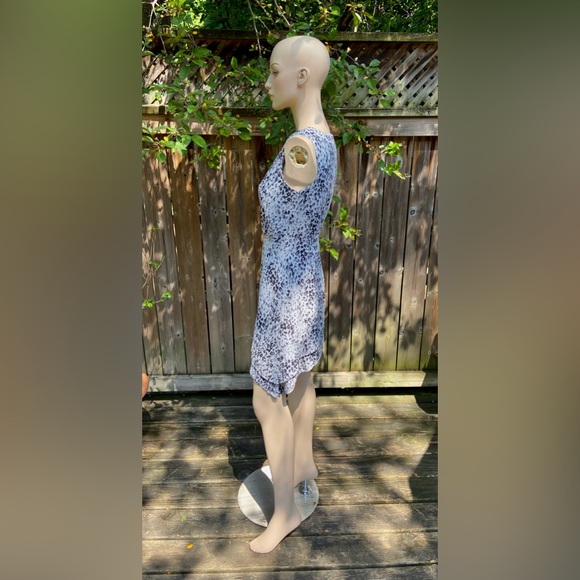 Animal Print Asymmetrical Mini Dress - Picture 11 of 14